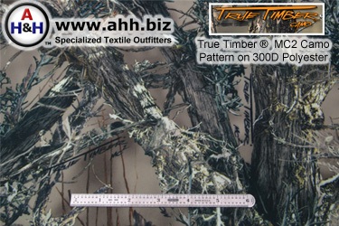 True Timber® MC2 high detail Camouflage Pattern on 600 D Polyester