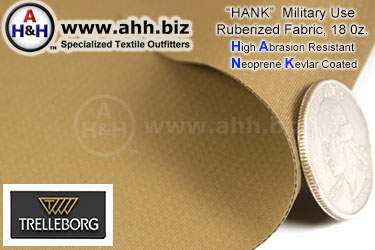 High Abrasion Resistant Neoprene Kevlar Coated (HANK) 18oz