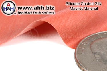 Silicone Coated Silk Gasket Material