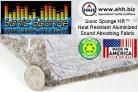 Sonic Sponge™ HR - Heat Insulating Aluminized Sound Absorbing Fabric