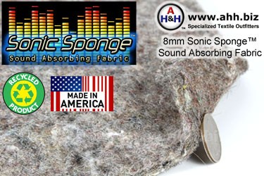 Sonic Sponge™ Sound Absorbing Fabric