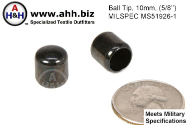 5/8 inch (10mm) Ball Tip, Mil-Spec MS51926-1
