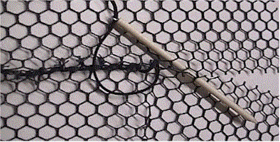 Net Joining Needle Shown with High Strength Net Joining Twine