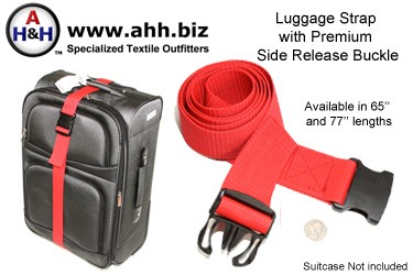 Luggage Strap with Premium Side Release Buckle