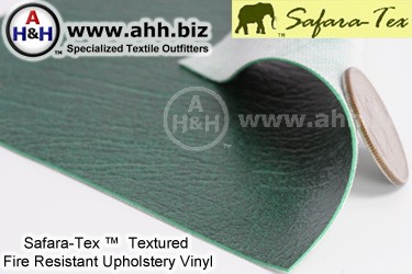 Fire Resistant Upholstery Vinyl Fabric by Safara-Tex™