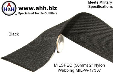 2 inch Nylon Webbing Mil-Spec MIL-W-17337