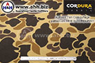 Autumn Tan Camo Pattern on Genuine CORDURA®  Fabric