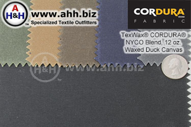 TexWax® CORDURA® 12 ounce Waxed NYCO Duck