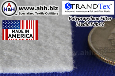 Polypropylene Filter media fabric