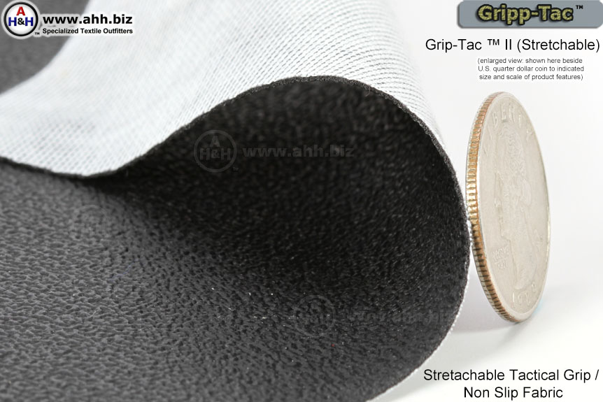 Slip-Not Asphalt Pattern Stretchable Tactical Grip Fabric