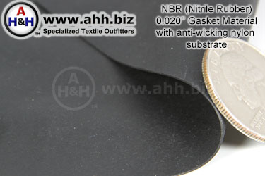 NBR Nitrile Antiwicking Nylon Gasket Material