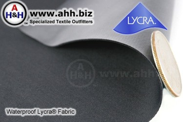 Waterproof Lycra® Nylon Blend Waterproof Fabric