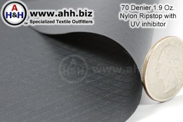 Nylon Ripstop Fabric 70 Denier with UV Inhibitor