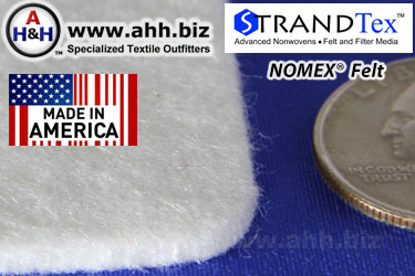 StrandTex™ NOMEX® Felt - for high temperature applications