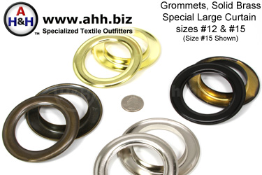 Brass Metal Curtain Grommets