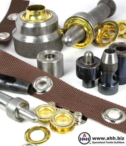 Grommet Setting Tools & Grommets in Brass & Stainless Steel