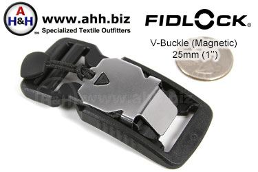 Fidlock V-Buckle 25mm Pull Magnetic Tactical Connector Fastener Accessories 