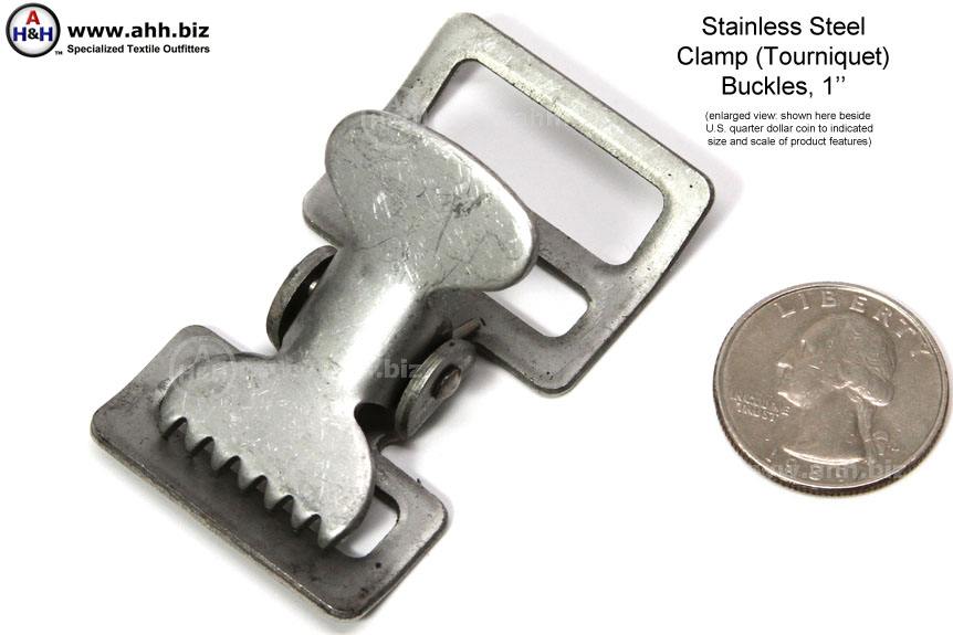 Stainless Steel Metal Clamp Buckle 1 inchs