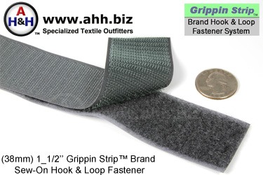 Grippin Strip™ Brand Hook and Loop Fastener Strip 38mm - similar to VELCRO®