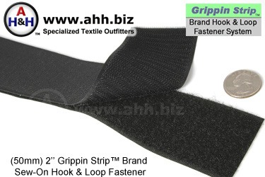 Grippin Strip™ Brand Hook and Loop Fastener Strip 50mm - similar to VELCRO®