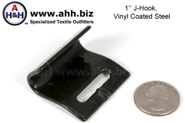 1″ (25mm)Vinyl Coated ″J″ - Hook