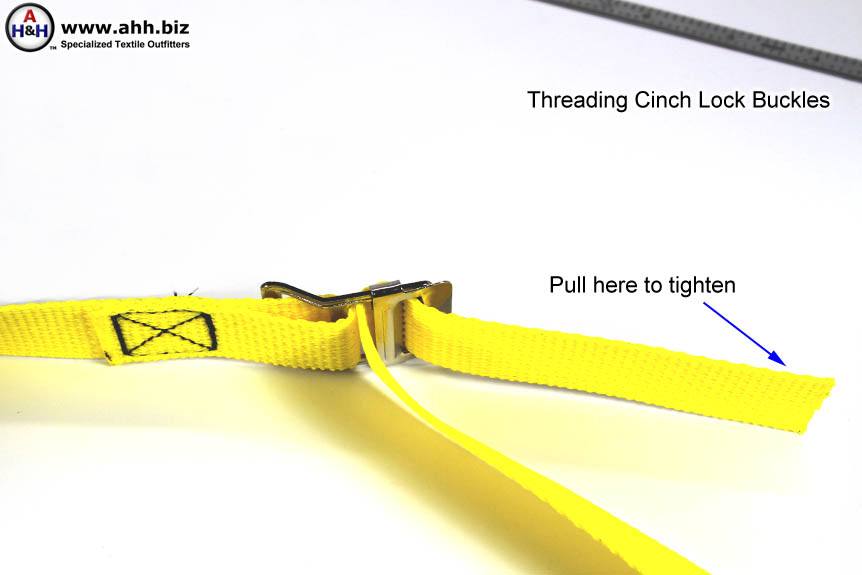 Cinch Lock bing Buckles, Nickel Plated Steel