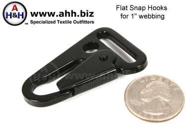 Flat Snap Hooks for 1″ webbing