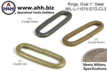 Metal O-Ring Buckle - 1-3/8 (35mm) diameter