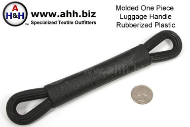 Heavy Duty Molded one piece Luggage Handle - Rubberized Plastic