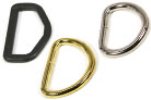 d-rings in both plastic and metal with various finishes
