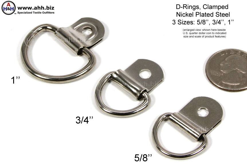 D-Ring with Clip  DirecTex Wholesale Metal Hardware