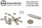 Snap Setting Kit, Snap Fastener Tools