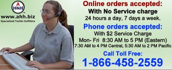 We provide full customer service by Phone, Secure Live Chat, E-mail - Monday through Friday 08:30 to 17:00 (EST)