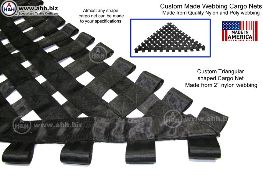 Custom Cargo Nets made from bing