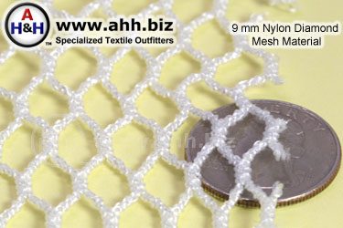 9mm Nylon Diamond Mesh