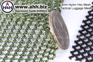 3mm Nylon Hex-Mesh - Tactical Luggage Mesh