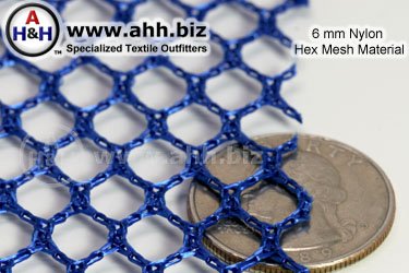 6mm Nylon Hex-Mesh Fabric