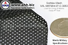 Sorbtex Poly Mesh, Mil-Spec - MIL-M67854-07-C-3053 - Absorbant Mesh wicks moisture away - used in lining of USMC PT suit