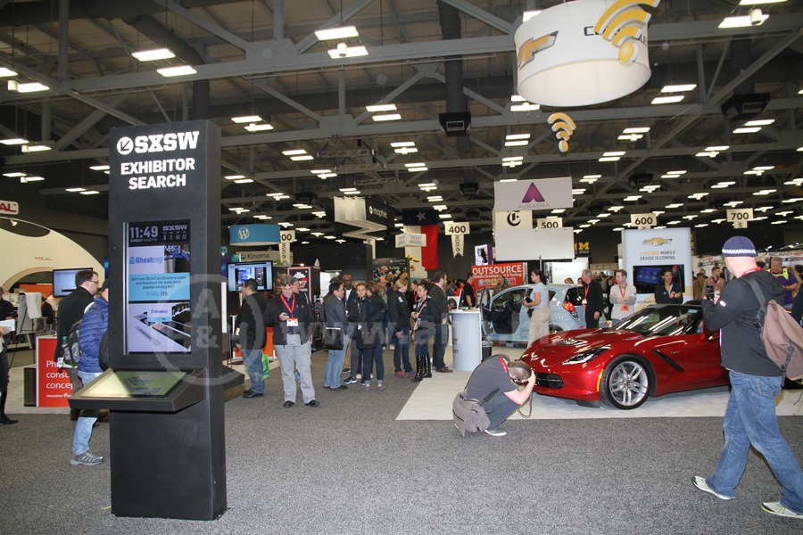 SXSW-2014, the entrance to the floor of the trade show portion