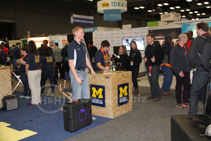 SXSW-2014, Michigan College of Engineering booth