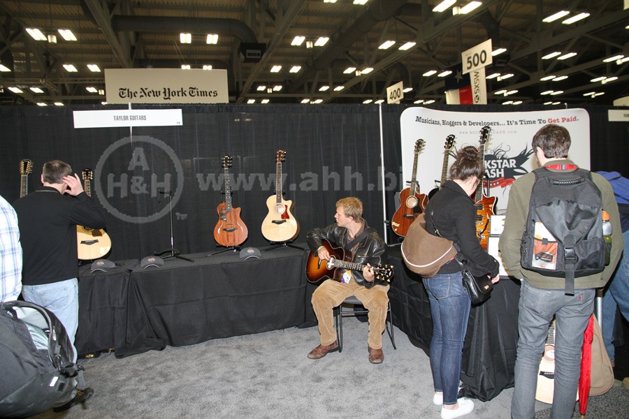 SXSW-2014, Taylor Guitars booth