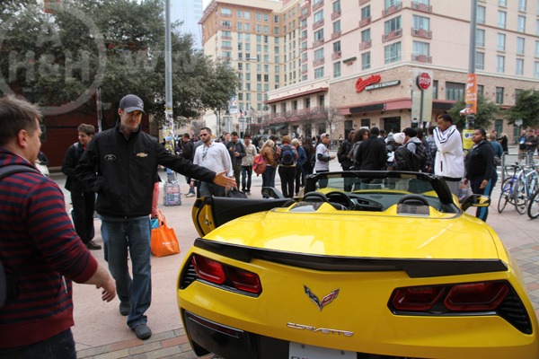 SXSW-2014, Take the seat of a New Chevy Corvette, Chevrolet was a major sponsor at SXSW 2014