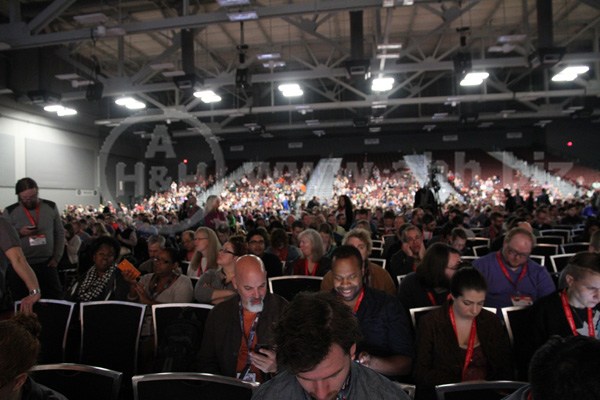 SXSW-2014, a shot of the audience a few minutes before main event