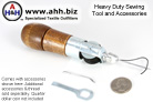 Heavy Duty Sewing Tool - A hand operated tool for sewing heavy fabric and leather