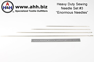 Four piece ENORMOUS Needle Set Number 3