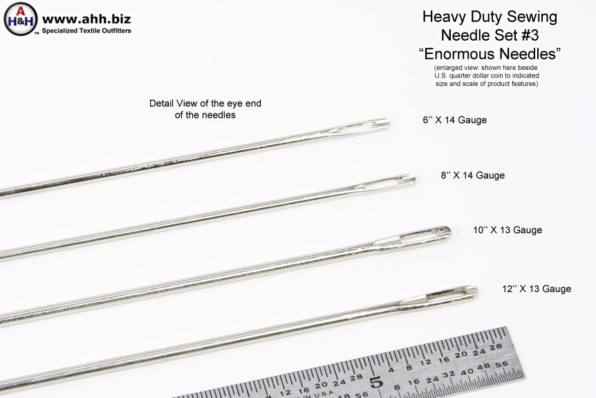 Heavy Duty, Really Big Sewing Needle Assortment 3