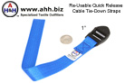 Re-usable Cable Tie-down Straps get a hold on cables and strap them down