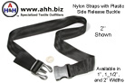 Nylon Straps with Plastic Side Release Buckle Clip