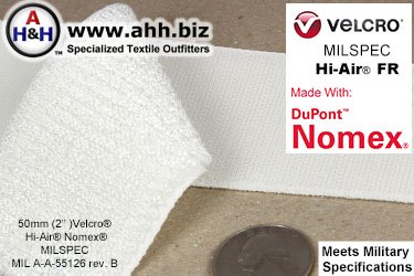 Velcro® Hi-Air® Mil-Spec 50mm Fire Resistant NOMEX®