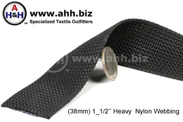 1 1/2 inch Heavy Nylon Webbing